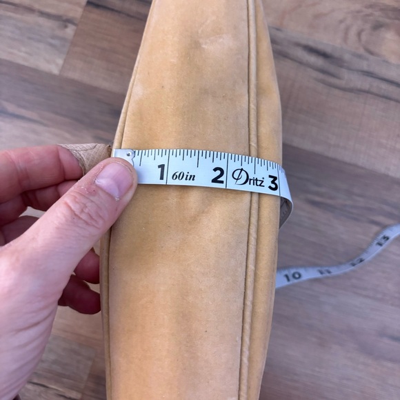 Guerlain Suede Velvet Tan Handbag Shoulder Bag Women’s - Picture 6 of 8